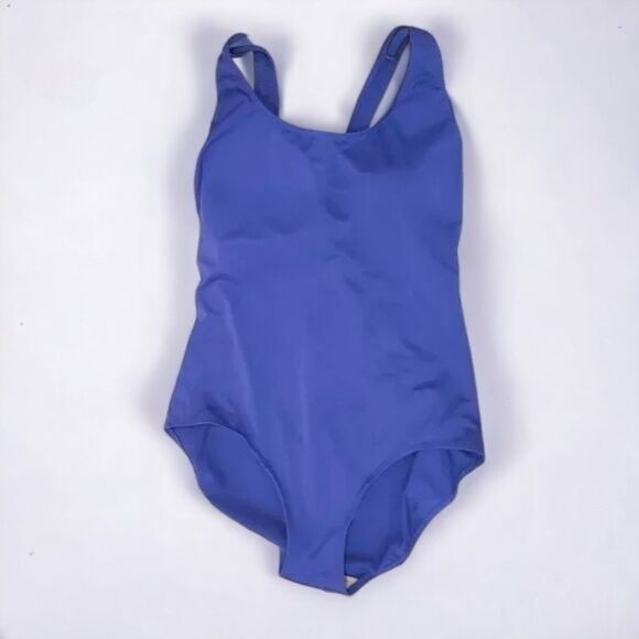 Blue One-Piece Bathing Suit - Picture 2 of 8